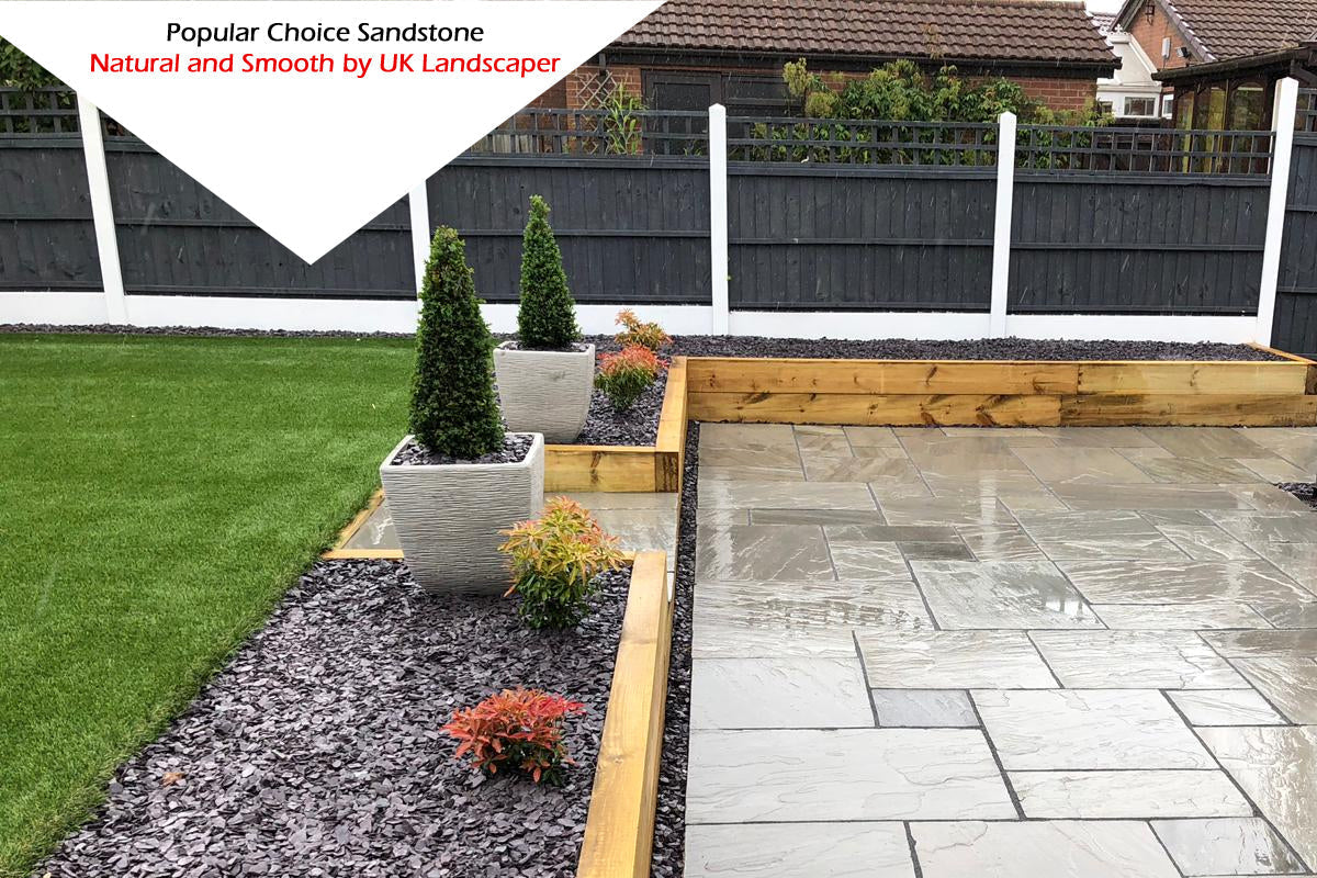 Smooth Porcelain Kandla Grey Paving Slabs,900x600