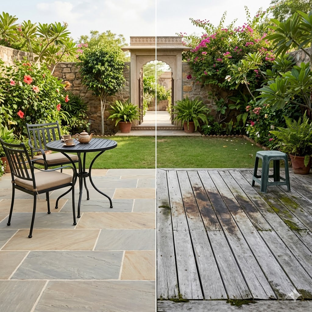 Paving Slabs vs Decking: Which Is Better for Your Garden