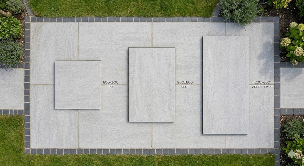 Which Paving Size? 900×600 vs 600×600 vs 1200×600 Compared