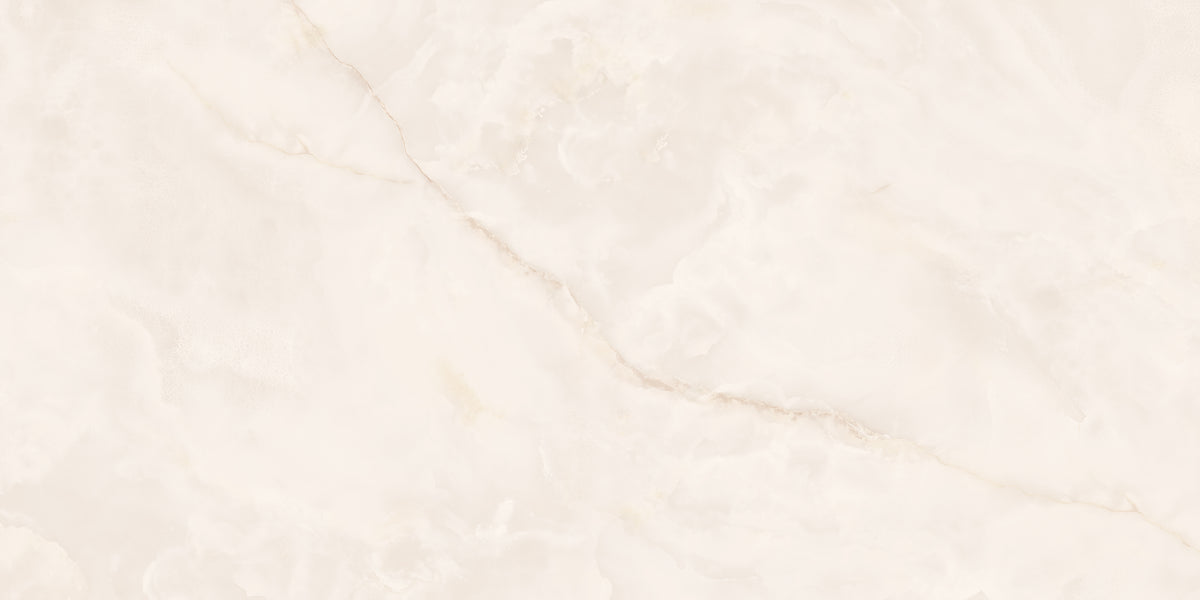 ginza ivory gloss porcelain 600x1200