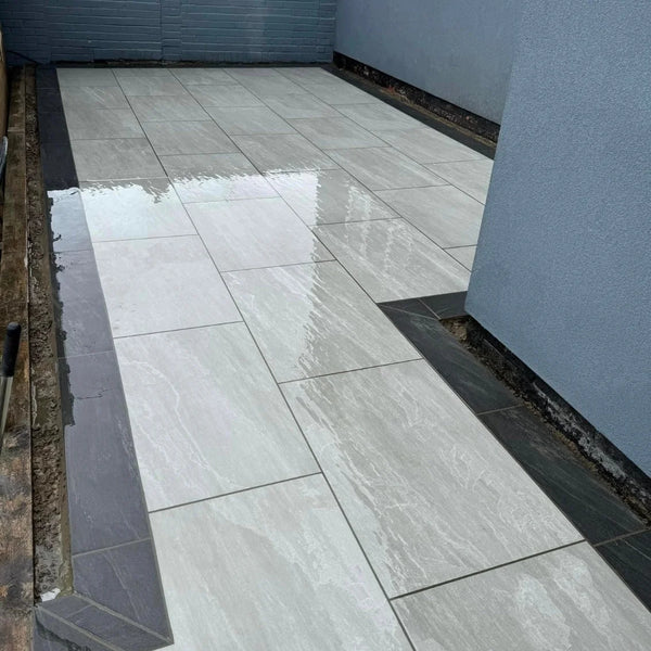 Anthracite Black Outdoor Porcelain Edging - 900x200 - 20mm