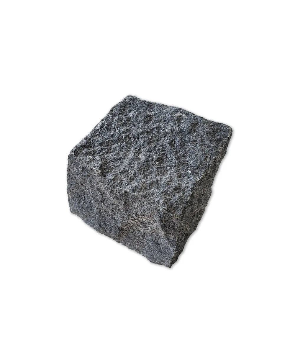 black granite cobbles 100x100