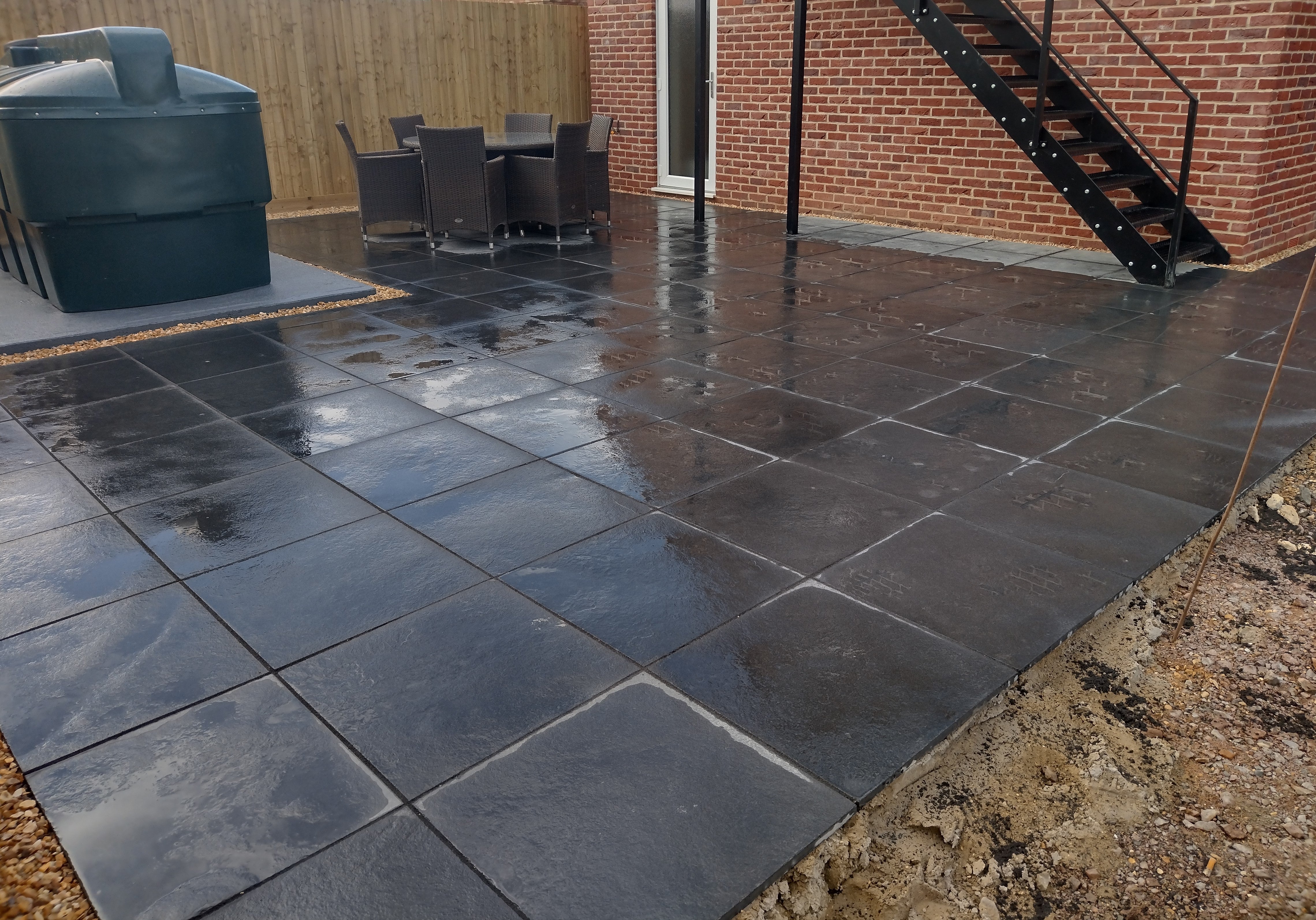 black limestone paving 600x600 sawn edge