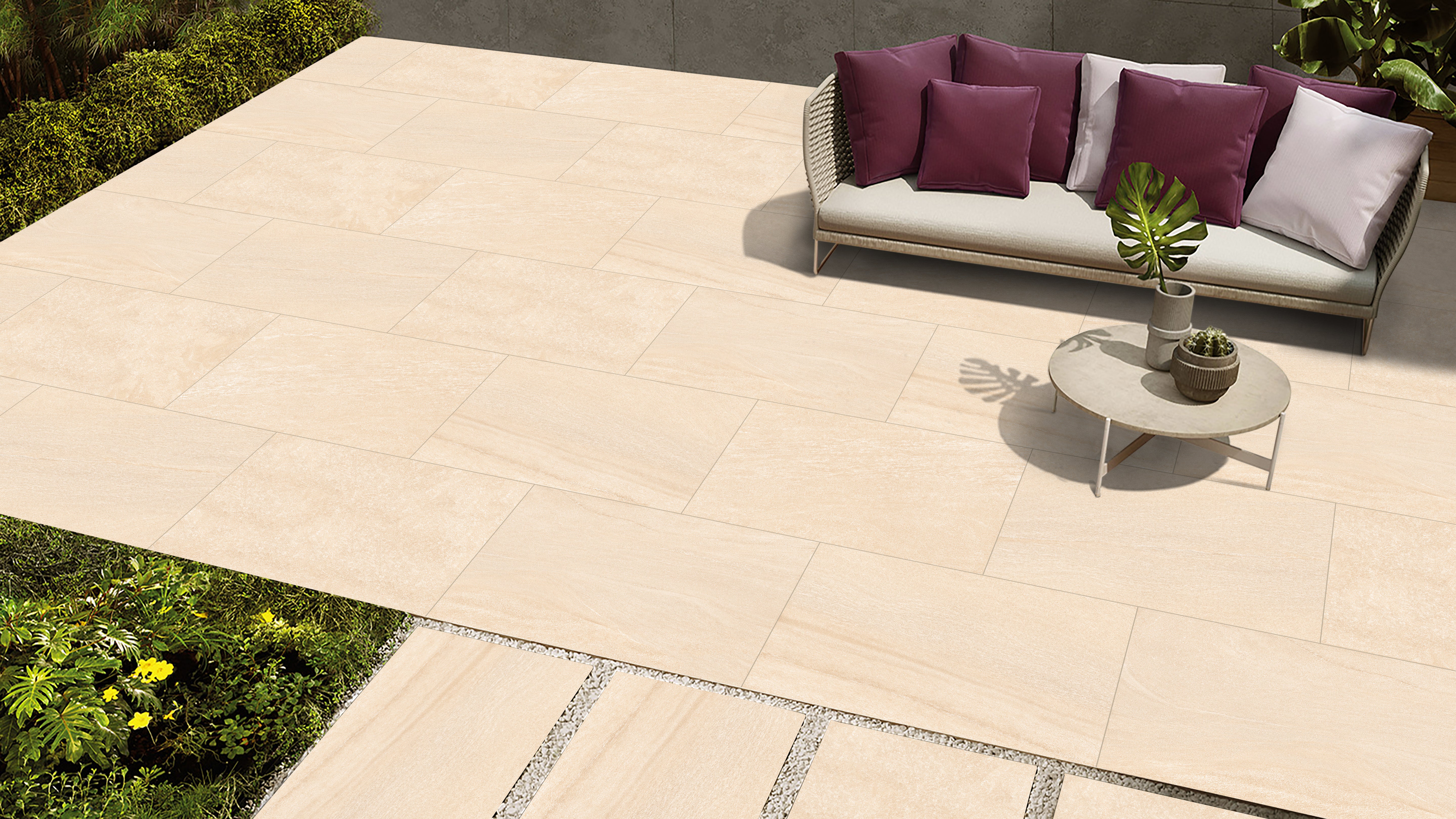 everest beige porcelain paving 600x900