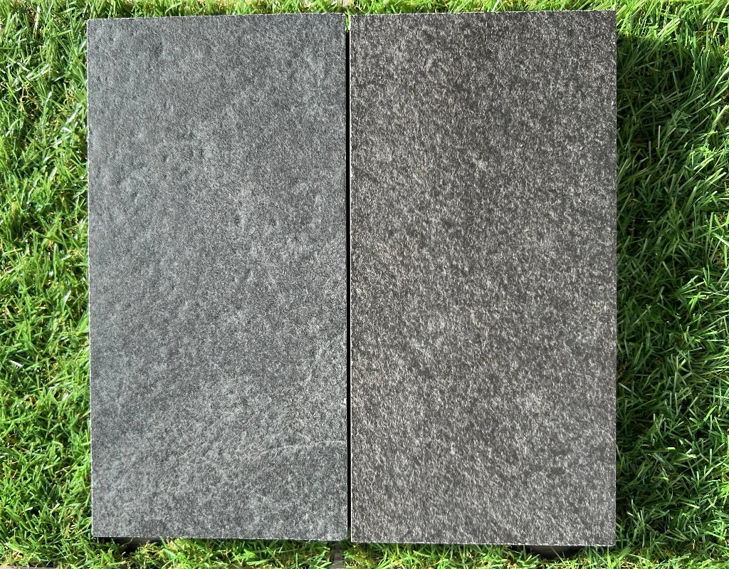 hammerstone nero outdoor porcelain sample