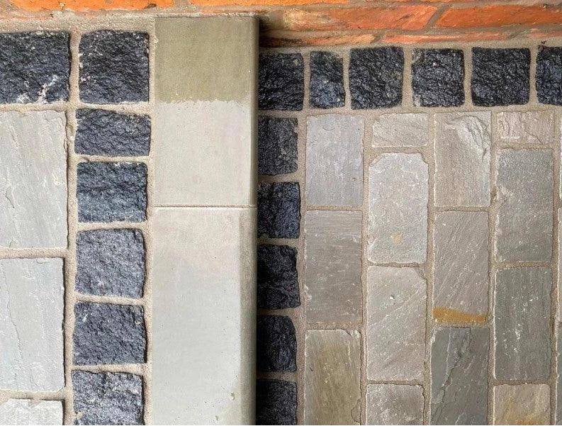 kandla grey sandstone setts 20x10 cm