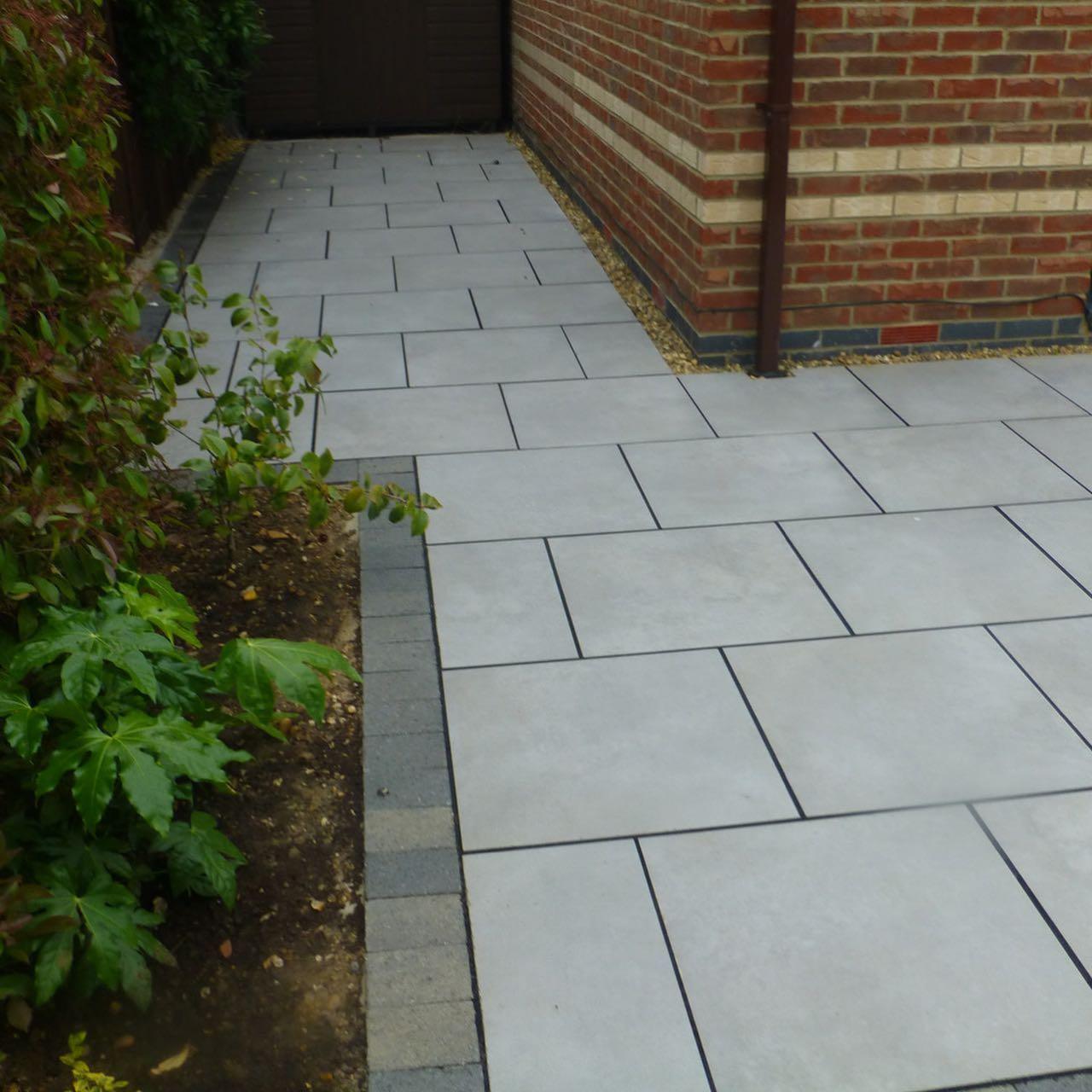 Kandla Grey Indian Sandstone Paving Slabs - Sawn & Honed - 600x600 - 20mm - Smooth Paving - UniversalPaving