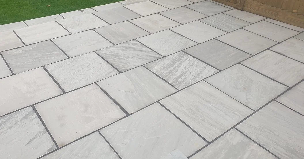 kandla grey indian sandstone paving 600x600