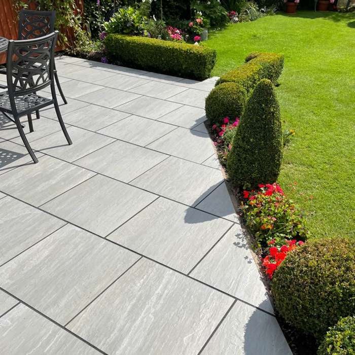 kandla grey porcelain paving 600x600