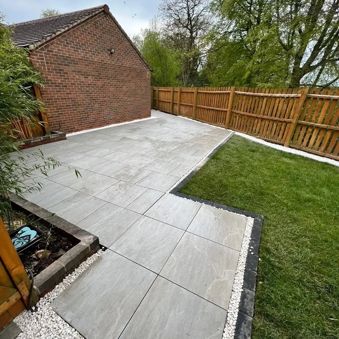 kandla grey porcelain paving 600x600