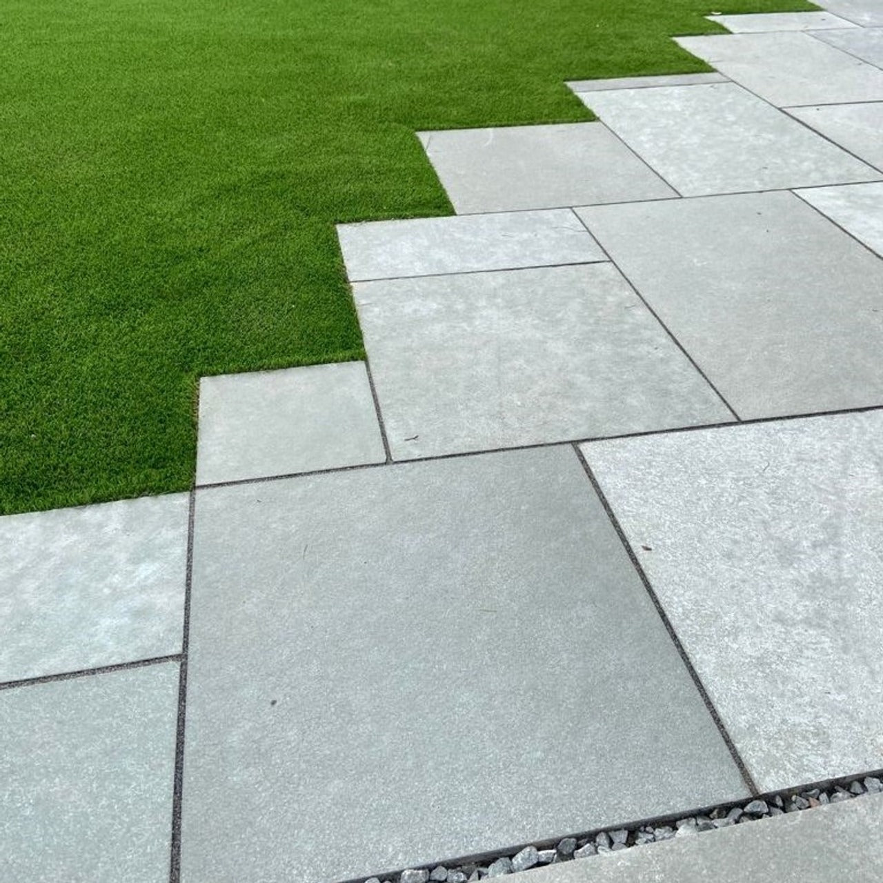kota blue limestone paving patio pack sawn edge