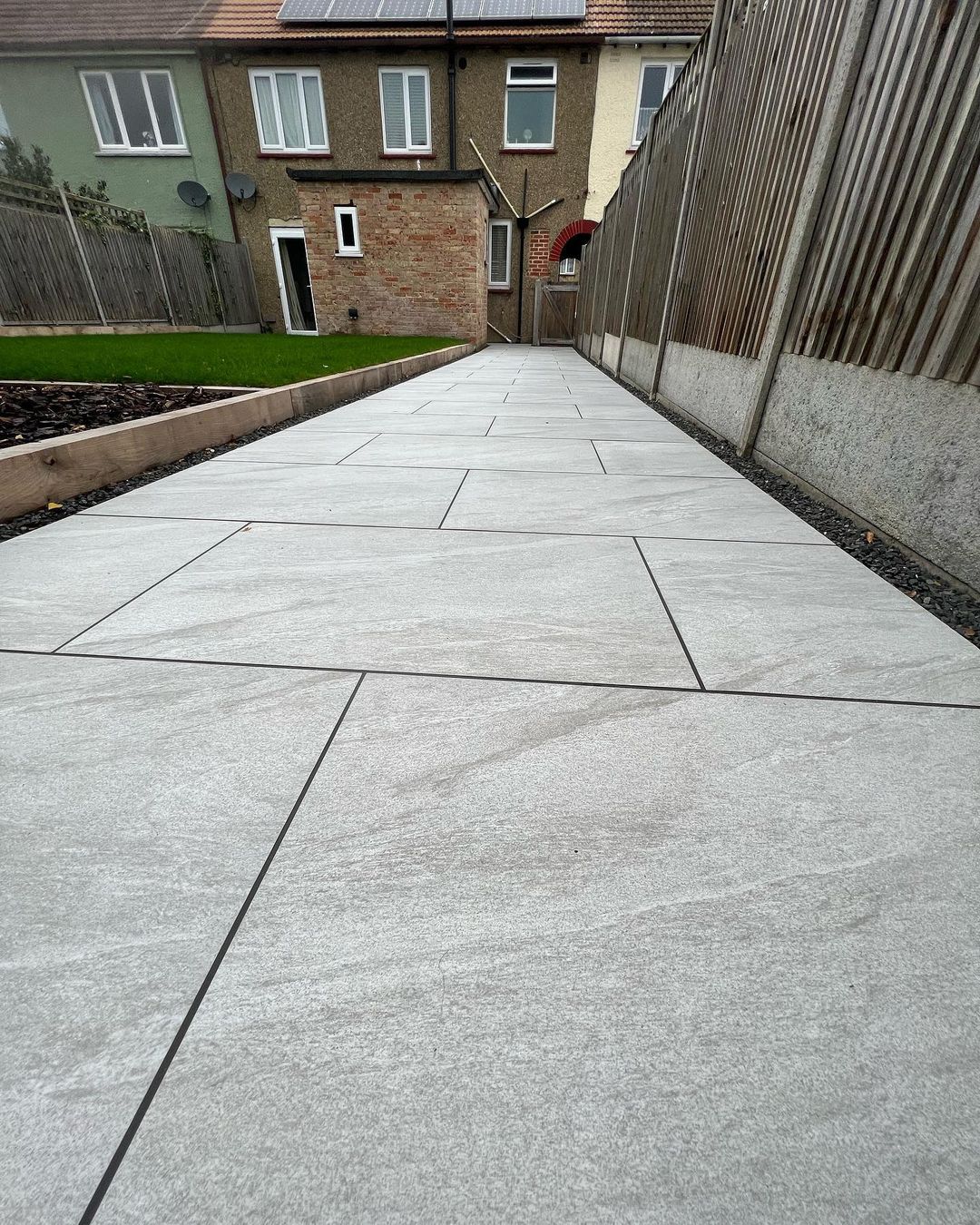 County Light Grey Outdoor Porcelain Paving Tiles - 900x600 - 20mm