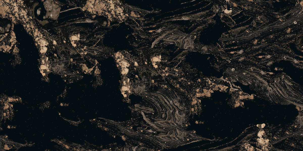 magnifique black lappato porcelain 600x1200