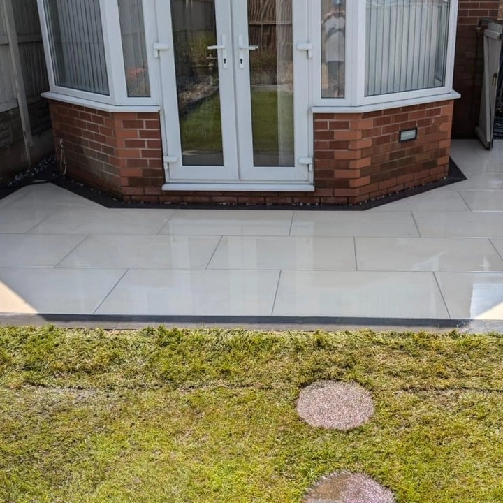 mint smooth porcelain paving