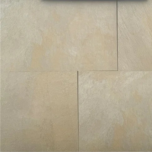 Quartzite Bianco Outdoor Porcelain Paving Tiles - 600x900 - 20mm