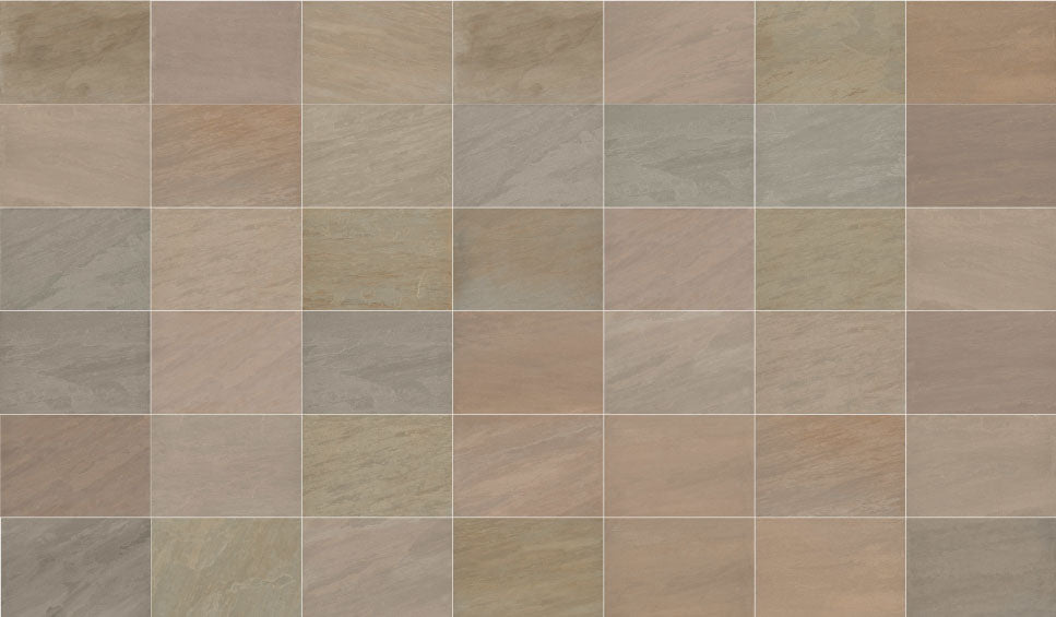 raj green porcelain paving mix pack
