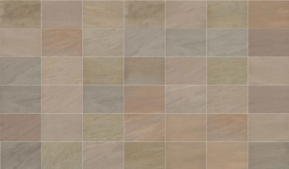 raj green porcelain paving mix pack