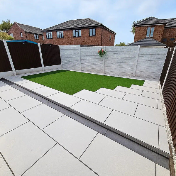 Anthracite Black Outdoor Porcelain Paving Tiles - 900x200 - 20mm
