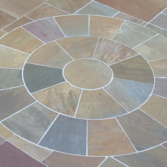 Buff Sandstone Circle - Handcut - 22mm Calibrated