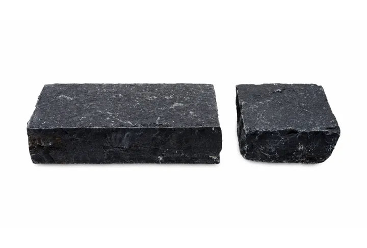 kadapa black limestone setts cobbles sample