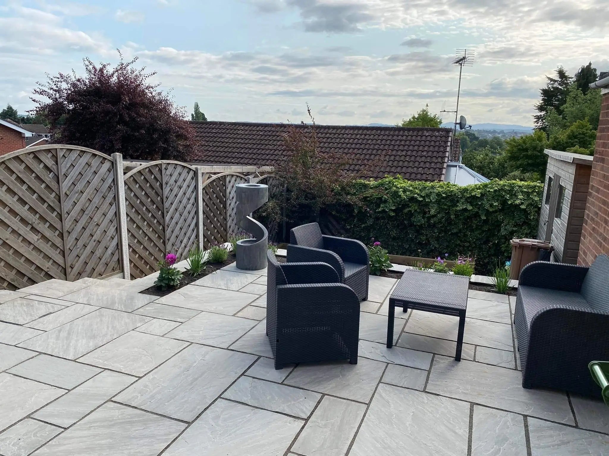 kandla grey sandstone paving mix pack