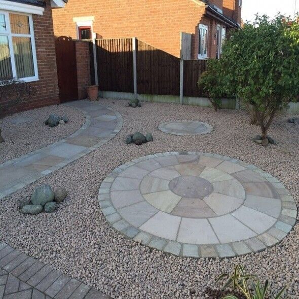 Buff Sandstone Circle - Handcut - 22mm Calibrated