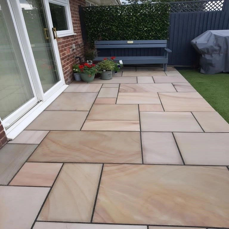 rippon buff sawn and honed patio pack