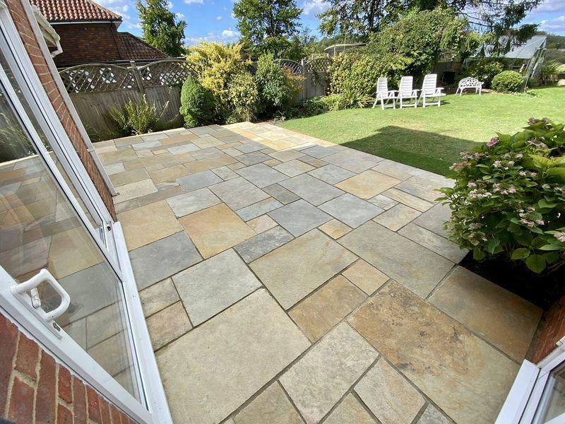 tandur yellow limestone paving