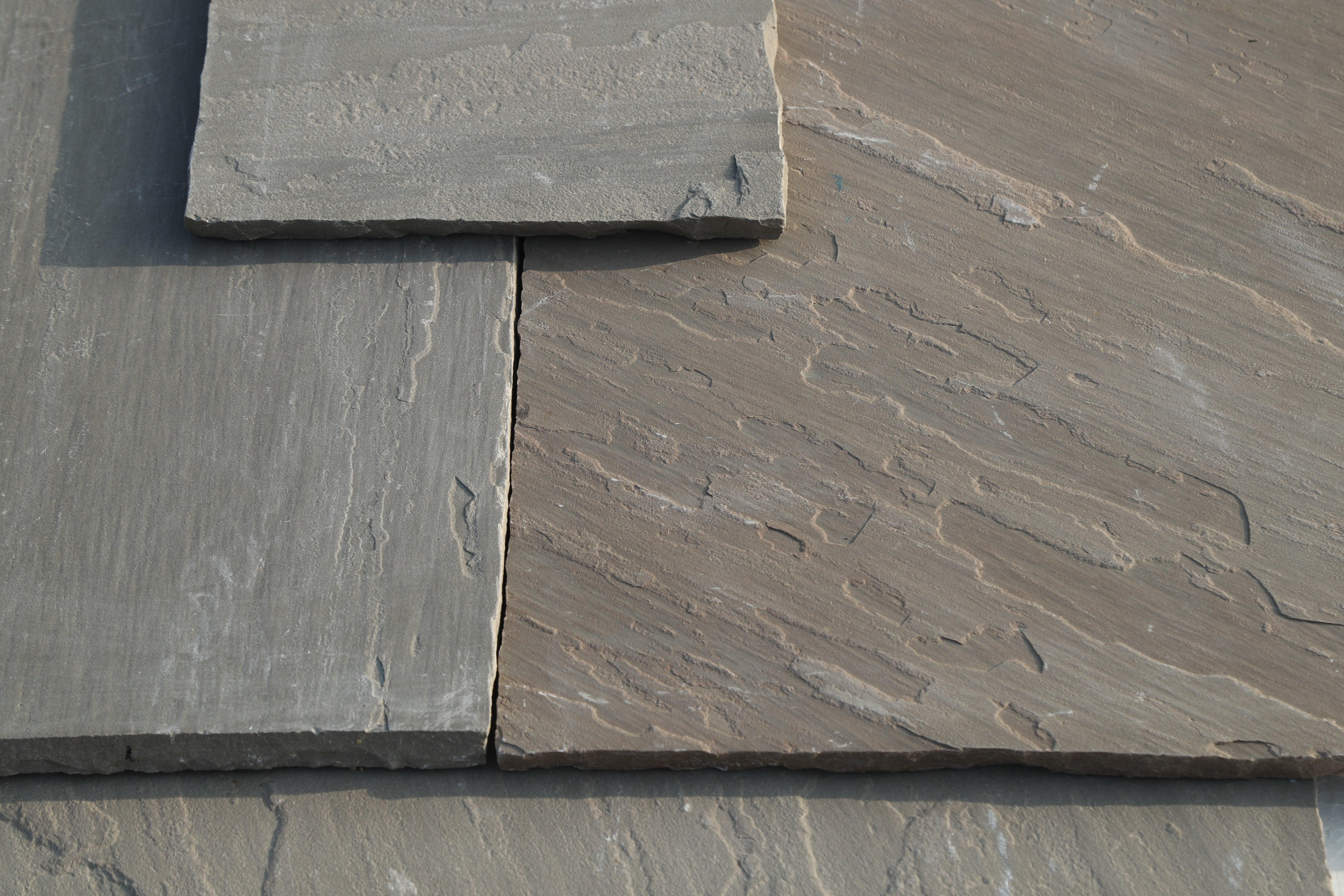 raj green sandstone paving patio pack