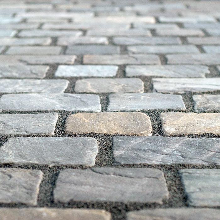 raj green sandstone tumbled setts 20x10 cm 30 40 mm