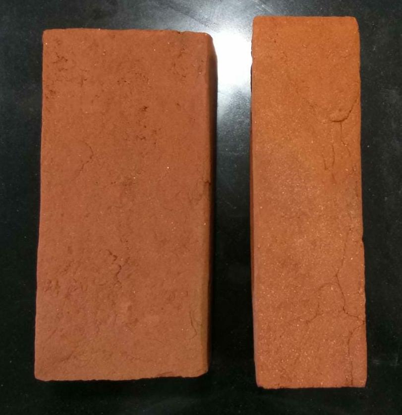 Imperial Red Bricks - 228x110 cm - 68mm - 540 Pcs - 13.55 SQM - UniversalPaving