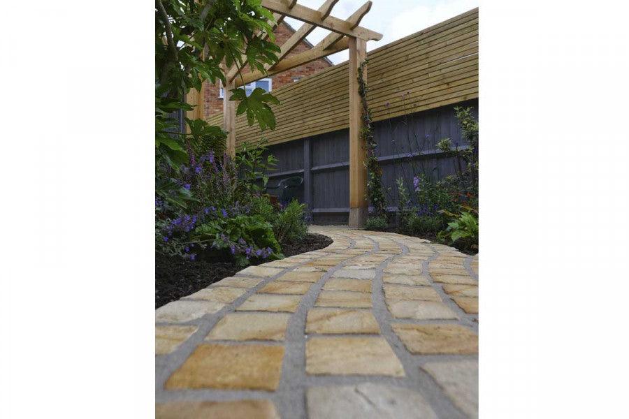 fossil mint sandstone cobbles 10x10 cm