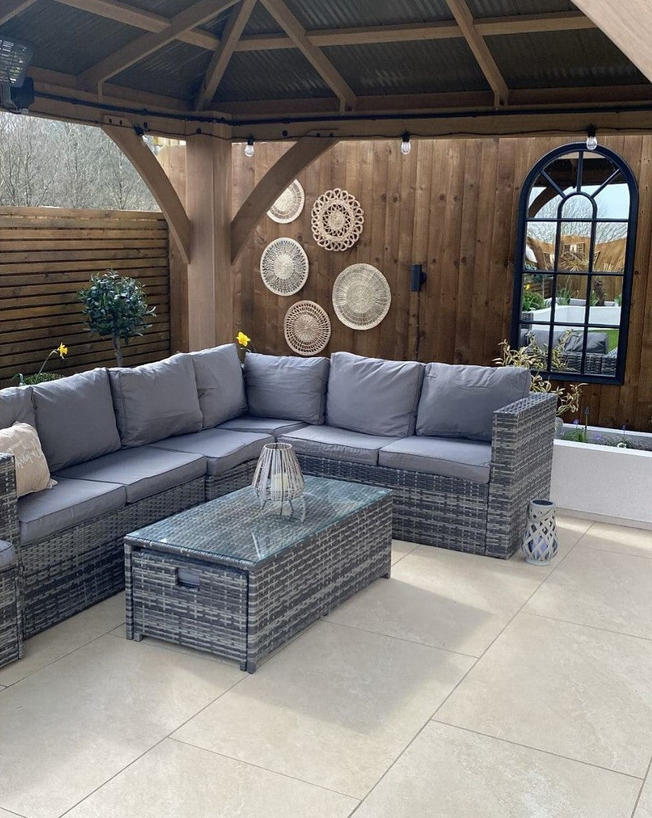 quartz white porcelain paving 900x600