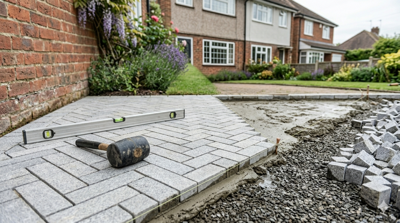 UK driveway installation