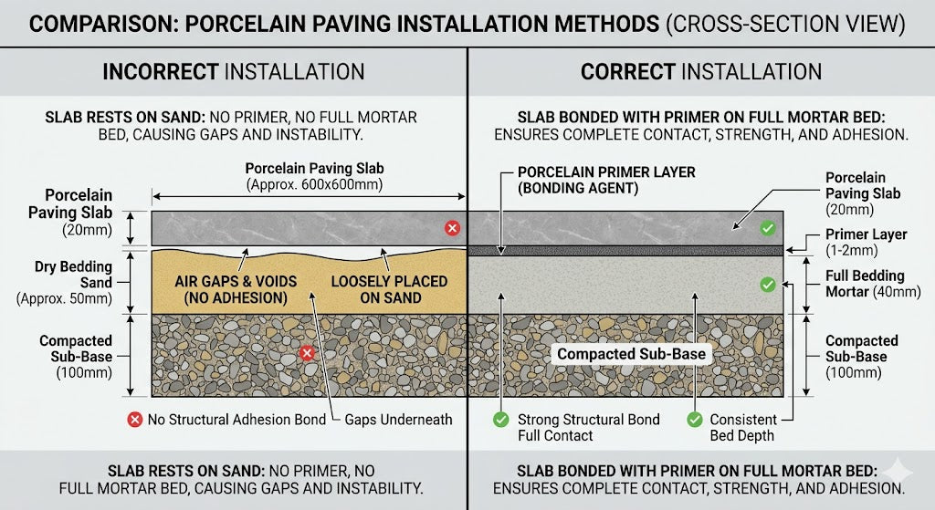 Can You Lay Porcelain on Sand? Installation Methods Explained (UK Guide)
