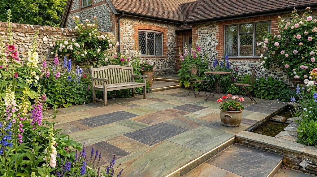 Raj Green Sandstone Patio