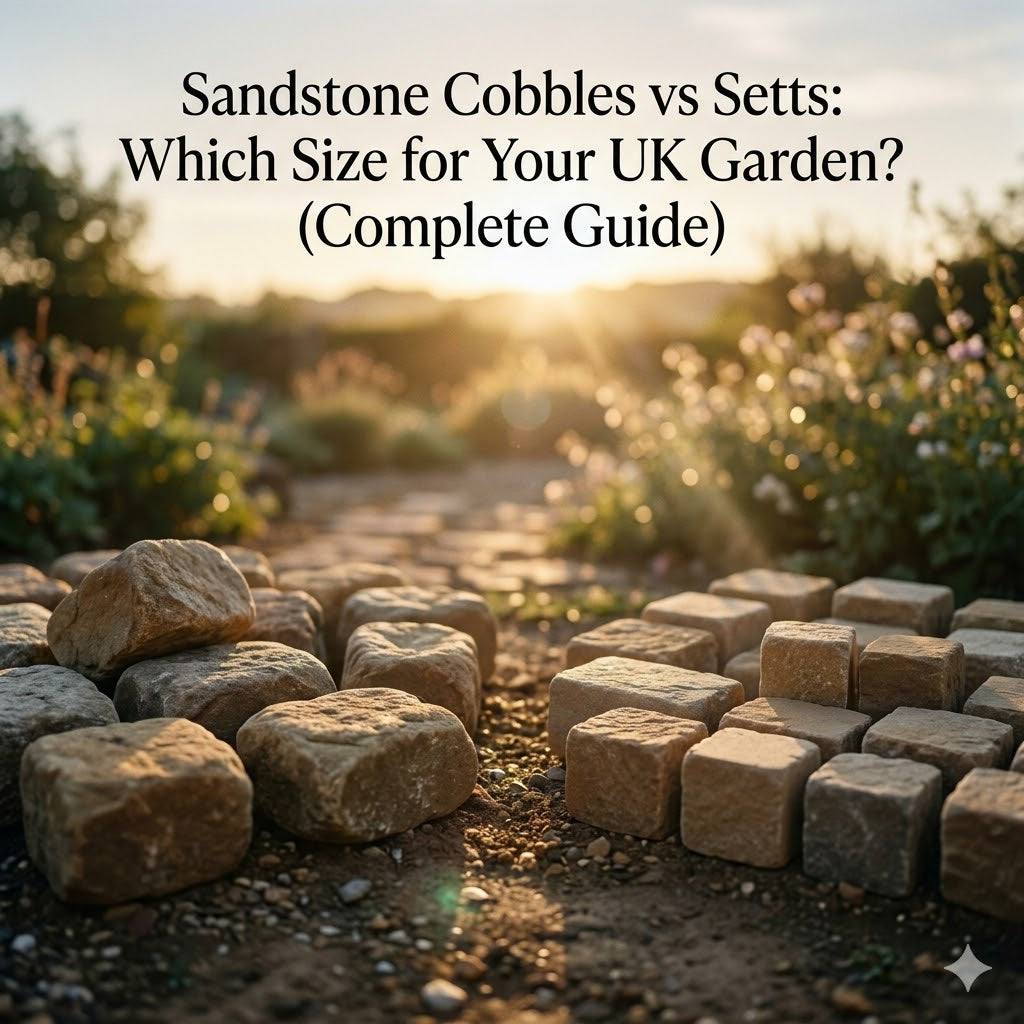 Sandstone Cobbles vs Setts