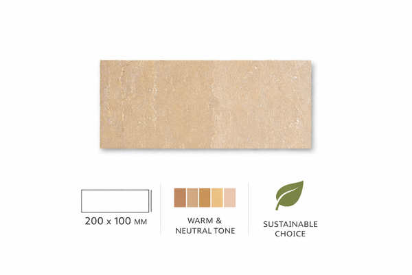 RAJ RIVEN SANDSTONE PAVING - Sample