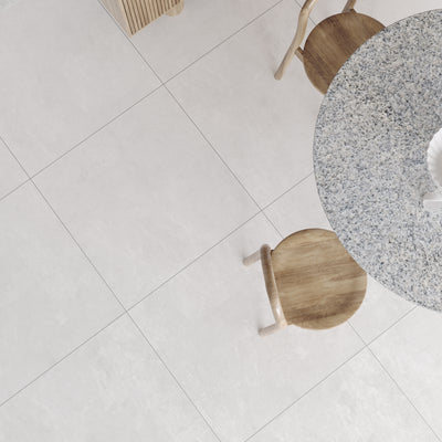 Ark White Matt Indoor Porcelain Tile – 1000×1000×10mm