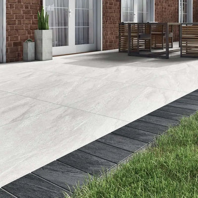 Anthracite Black Porcelain Setts - 200x100 - 20mm Anthracite Black Porcelain Setts - 200x100 - 20mm