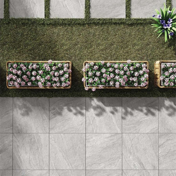 Anthracite Grey Outdoor Porcelain Paving Tiles - 600x600 - 20mm