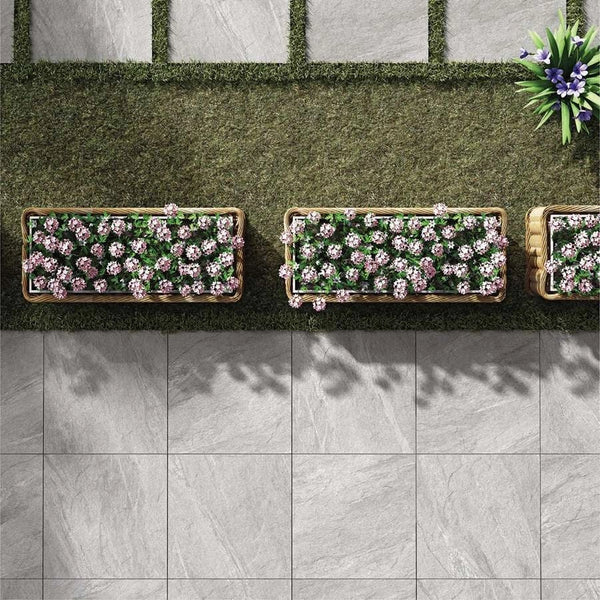 Anthracite Grey Outdoor Porcelain Paving Tiles - 600x600 - 20mm