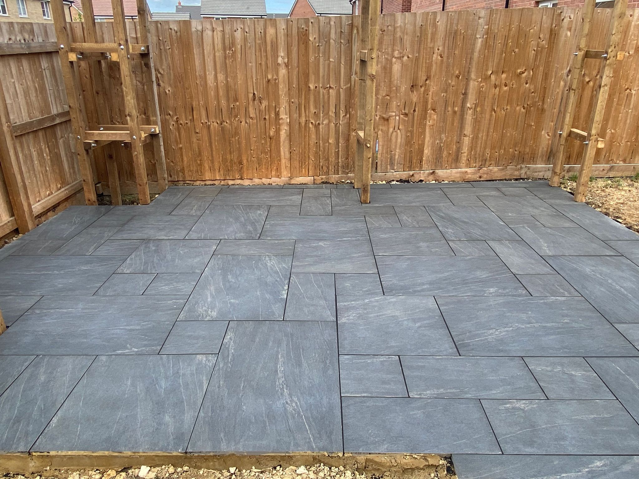 anthracite black porcelain paving mix pack
