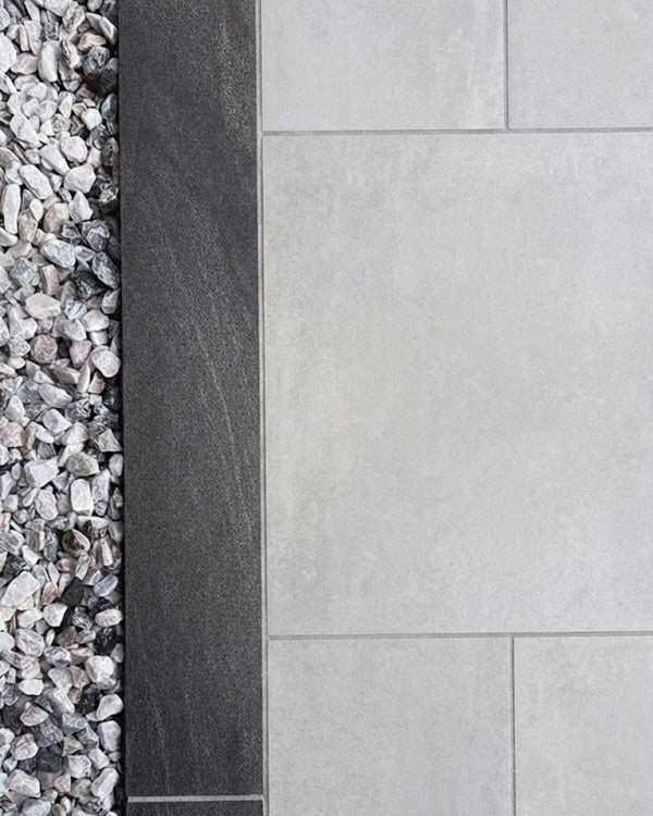 Anthracite Black Outdoor Porcelain Edging - 900x150 - 20mm