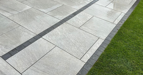 Anthracite Black Porcelain Setts - 100x100 - 20mm