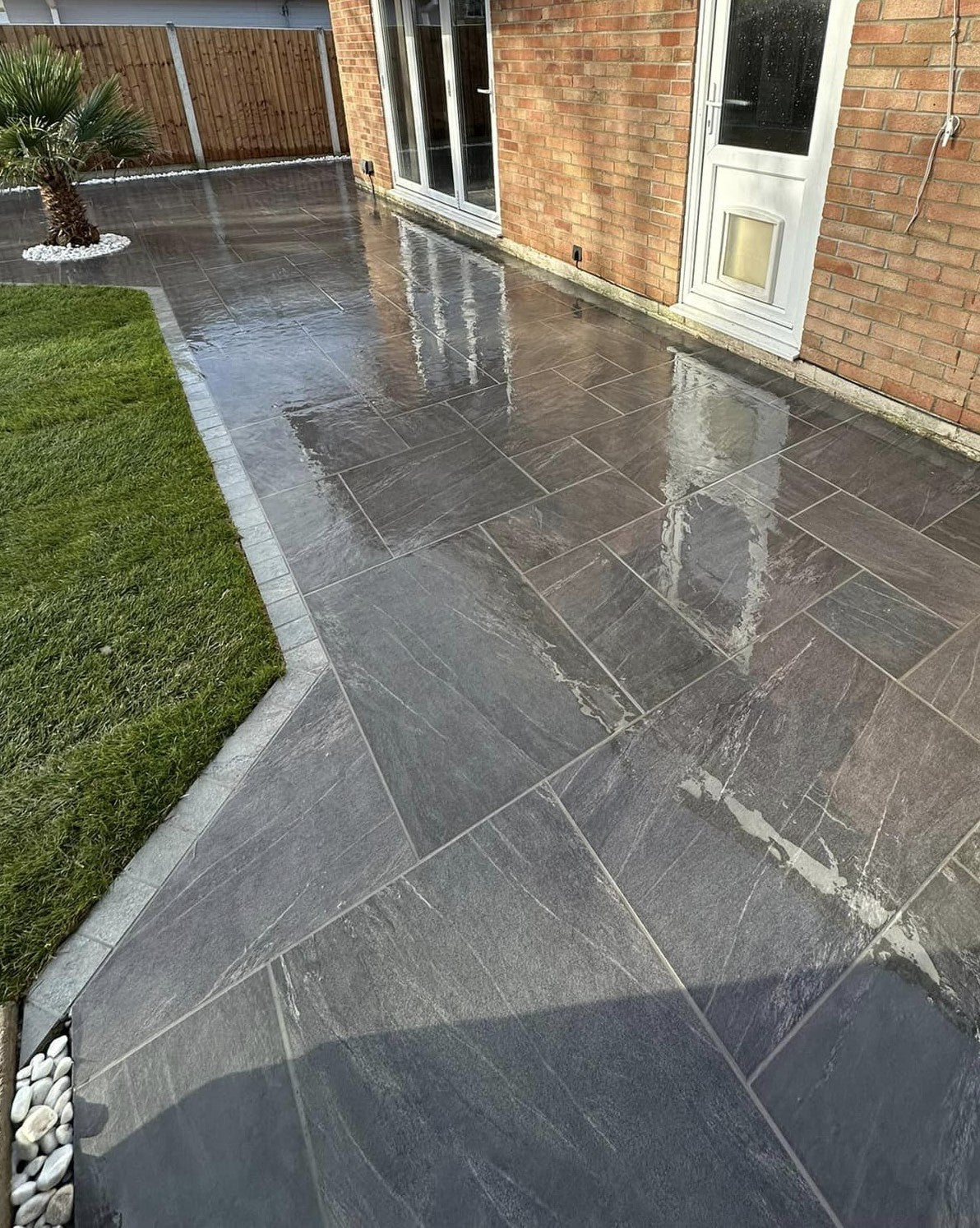anthracite black porcelain paving mix pack