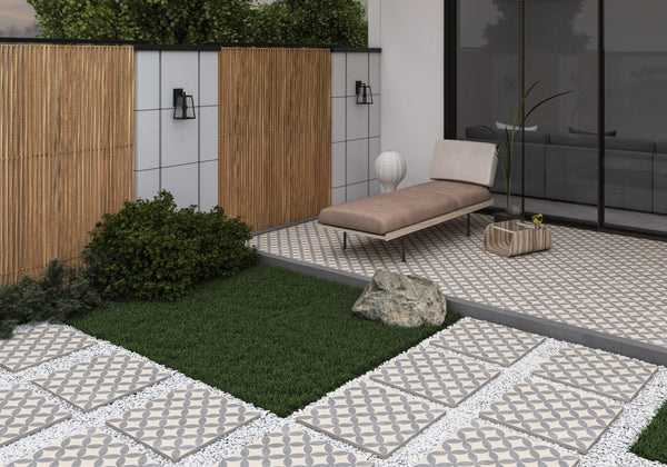 Ark Fiore Decor Outdoor Porcelain Paving Tiles - 600x600 - 20mm