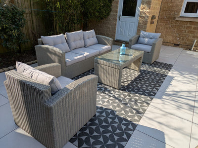 Beton Conical Decor Outdoor Porcelain Paving Tiles - 600x600 - 20mm