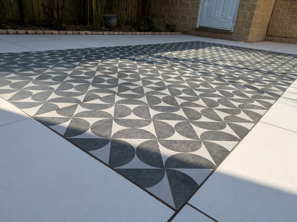 Beton Conical Decor Outdoor Porcelain Paving Tiles - 600x600 - 20mm