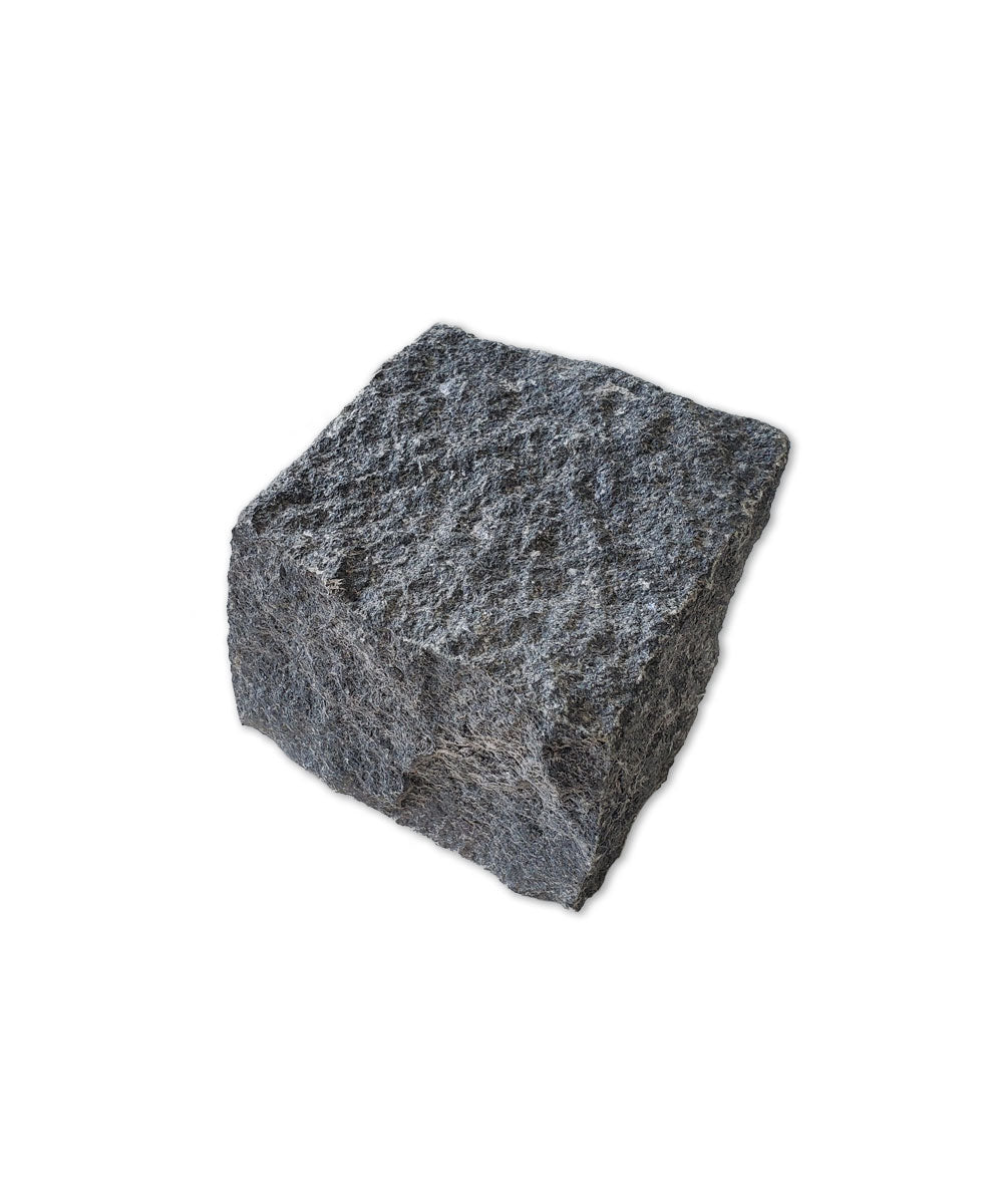 black granite cobbles 100x100